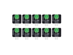10 Piezas Módulo Led 10mm 3.3v-5v Placa De Luz Chip Bombilla Decorativa Para Hogar Mrb050b Verde