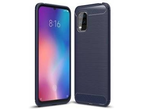 Carcasa Xiaomi Mi 10 Lite LMOBILE Carbono Flexible Azul