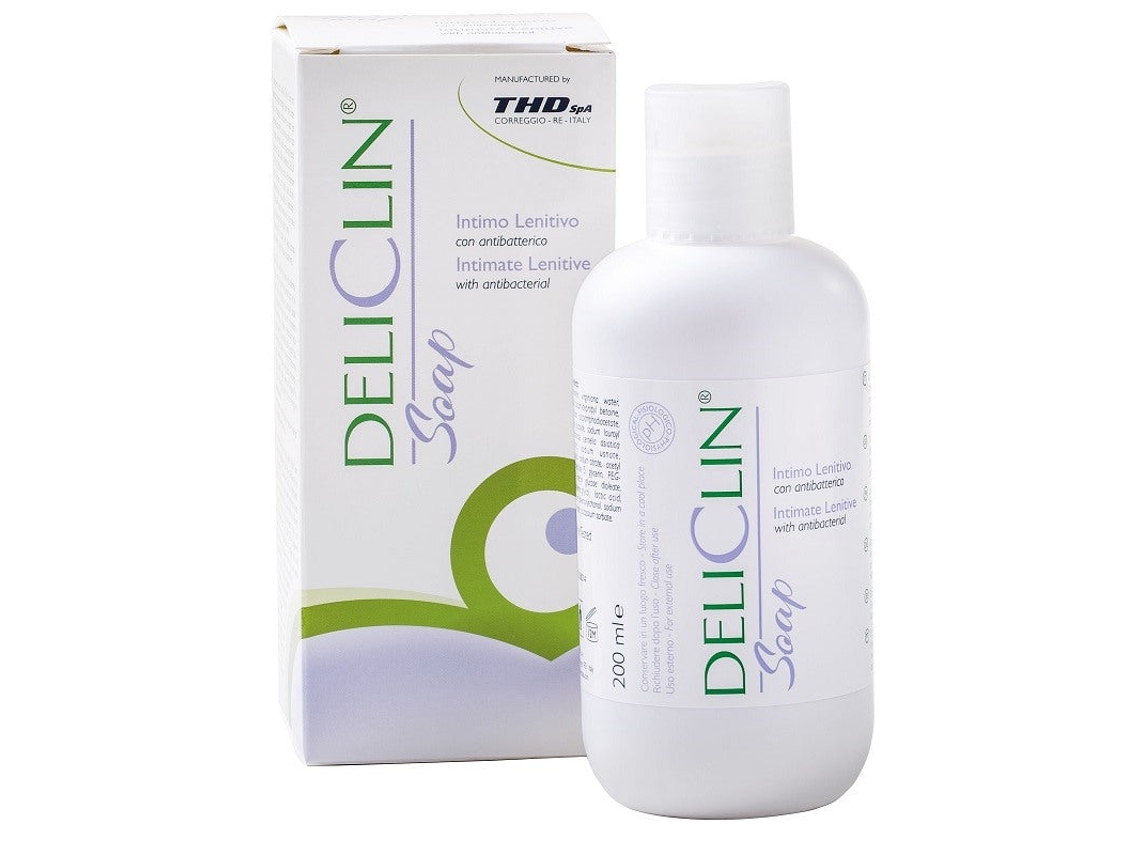 Deliclin Jabón Lenitivo Detergente Íntimo con Antibacteriano 200 Ml Thd