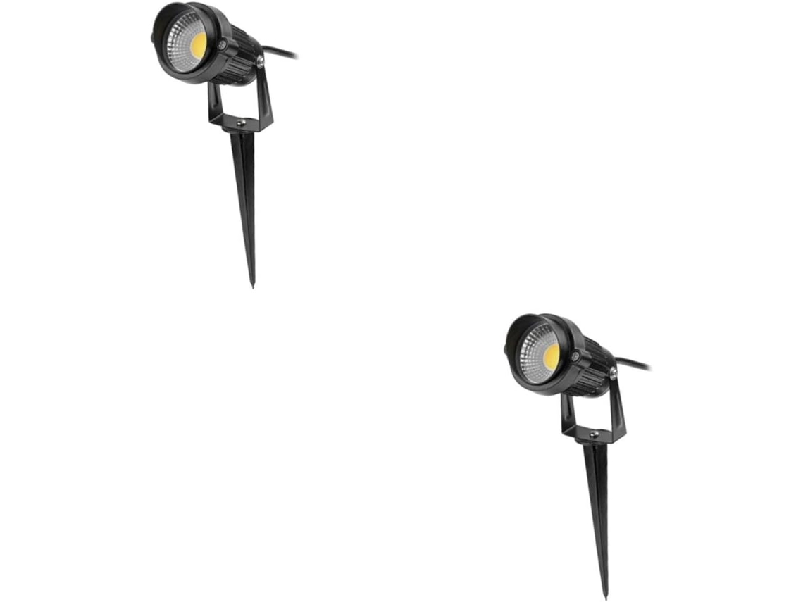 Luces Led Impermeables Para Exteriores Con Estacas Para Césped, Luz Cálida Para Caminos De Jardín.