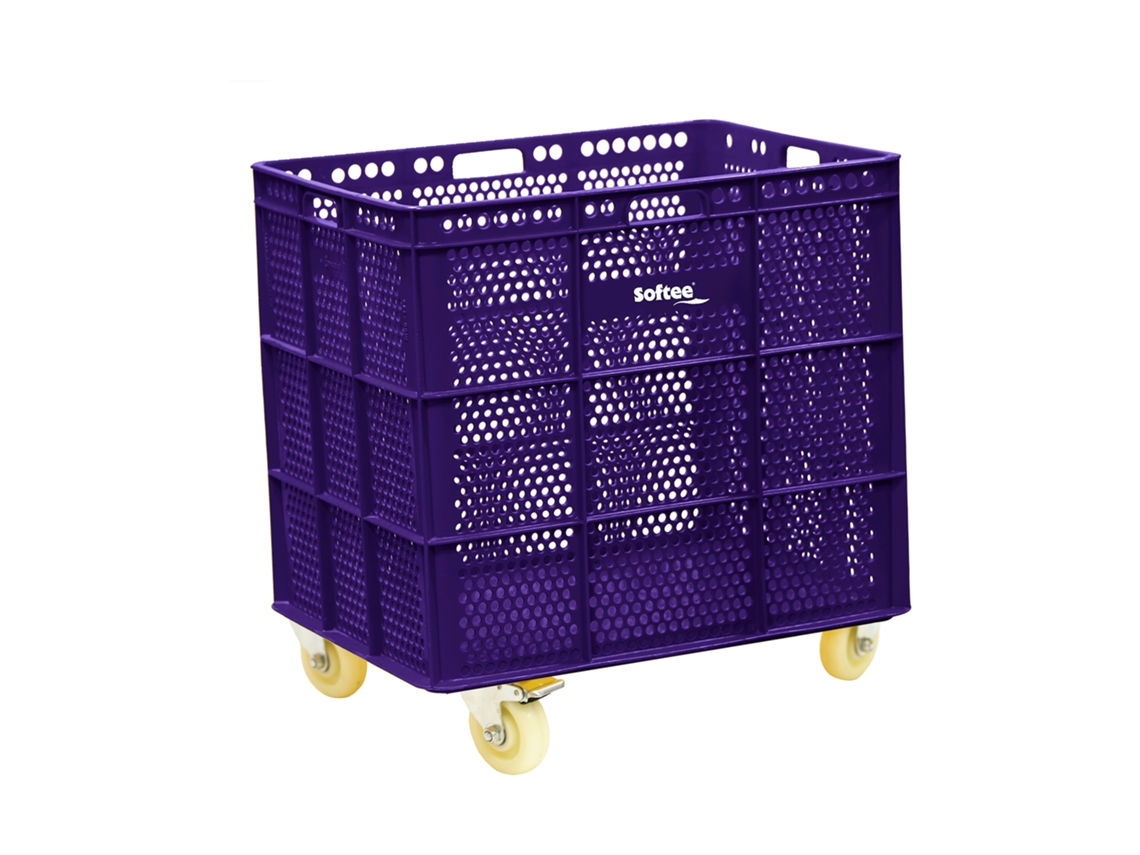 Cesto con Ruedas SPORTS EQUIPE (Morado)