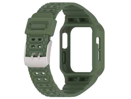 Correa de TPE para Apple Watch Series 8/7 45mm/6/5/4/SE/SE (2022) 44mm/3/2/1 42mm - verde medianoche