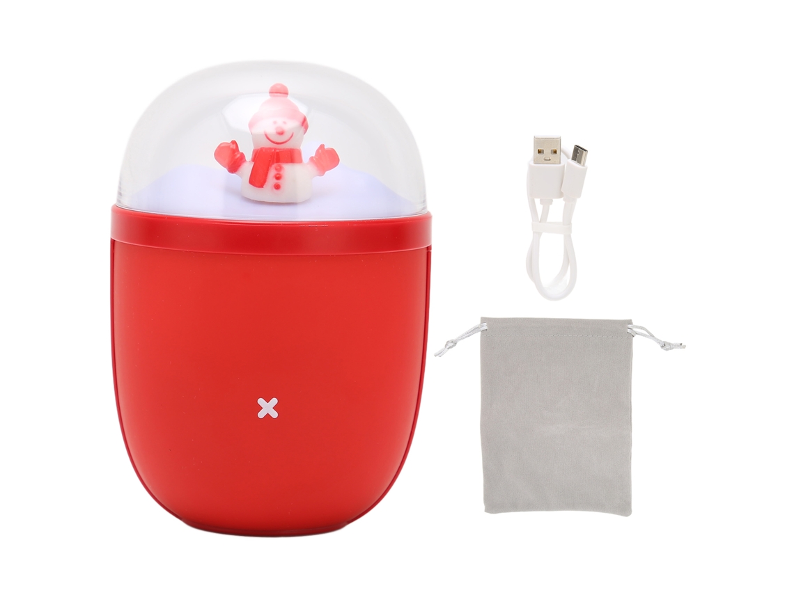 Calentador De Manos (calentamiento Duradero, Recargable) Calentador De Manos Lindo De Muñeco De Nieve Regalo De Navidad Calentador De Manos Electrónico De 6000mah Calentador De Manos Portátil Con Luz Nocturna