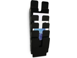 Soporte DURABLE Flexiplus (Negro - 24.7x10x74.5cm)