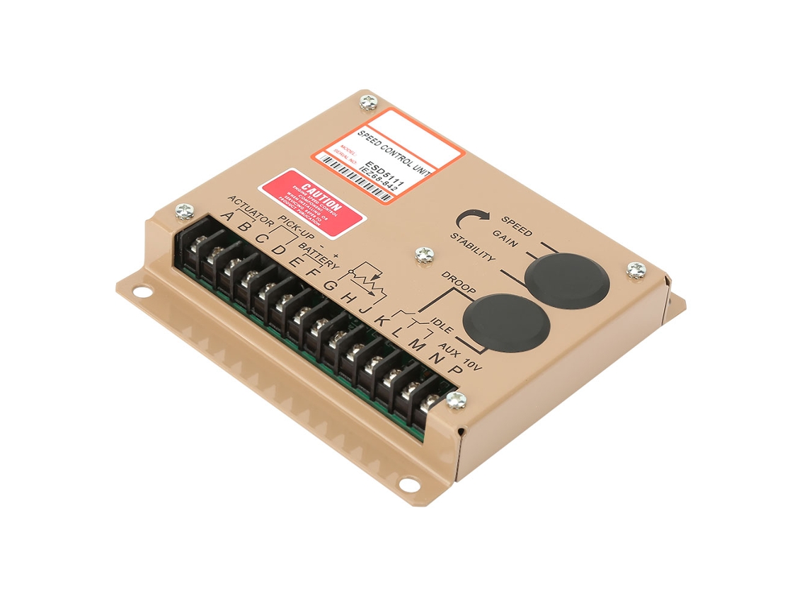 Controlador Electrónico De Velocidad Esd5111 Para Motor De Generador, Regulador Ajustable, Placa De Control