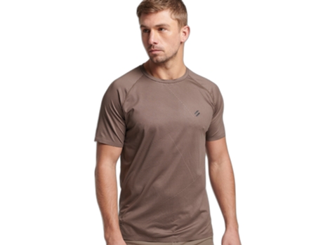 Camiseta para Hombre SUPERDRY (M - Poliéster - Multicolor)