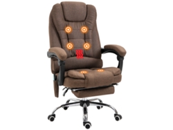 Silla ergonómica (sin marca), reposabrazos 3D, respaldo reclinable, altura regulable, 66x64x122 cm, gris.