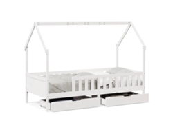 Maison Exclusive - Estructura De Cama Infantil Con Cajones Madera Pino 90x190 Cm