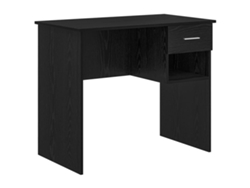 Mesa | Escritorio Roble negro 90 x 49 x 75 cm Madera procesada