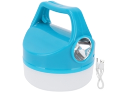 Rebe-lámpara Led Impermeable De Mano Con Carga Usb Para Pesca Nocturna, Camping Y Exteriores Azul