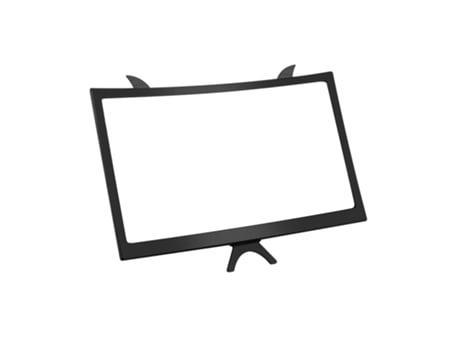 Lupa de pantalla de teléfono plegable 3D muy clara 10/14 pulgadas pantalla de teléfono curvada soporte amplificador de vídeo para ver televisión-ne...