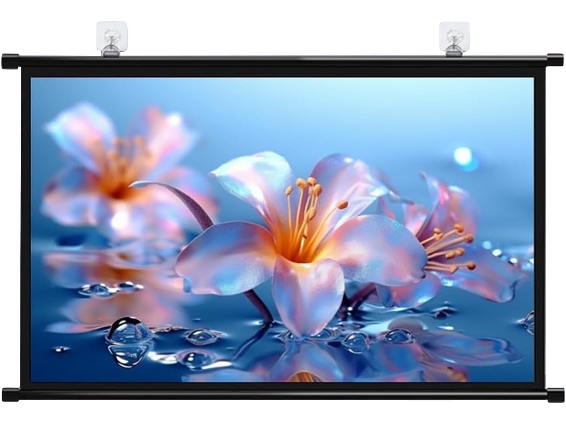 Pantalla De Proyección Retráctil Manual, Pantalla De Proyección 4k Hd, Perfecta Para Cine En Casa, Bodas,