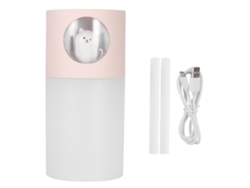 Humidificador USB de doble pulverización de 270 ml con diseño de mascota de dibujos animados, ideal para coche, hogar y oficina.