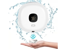 Dispensador de jabón cerámico con bomba dorada AQUAFORGE