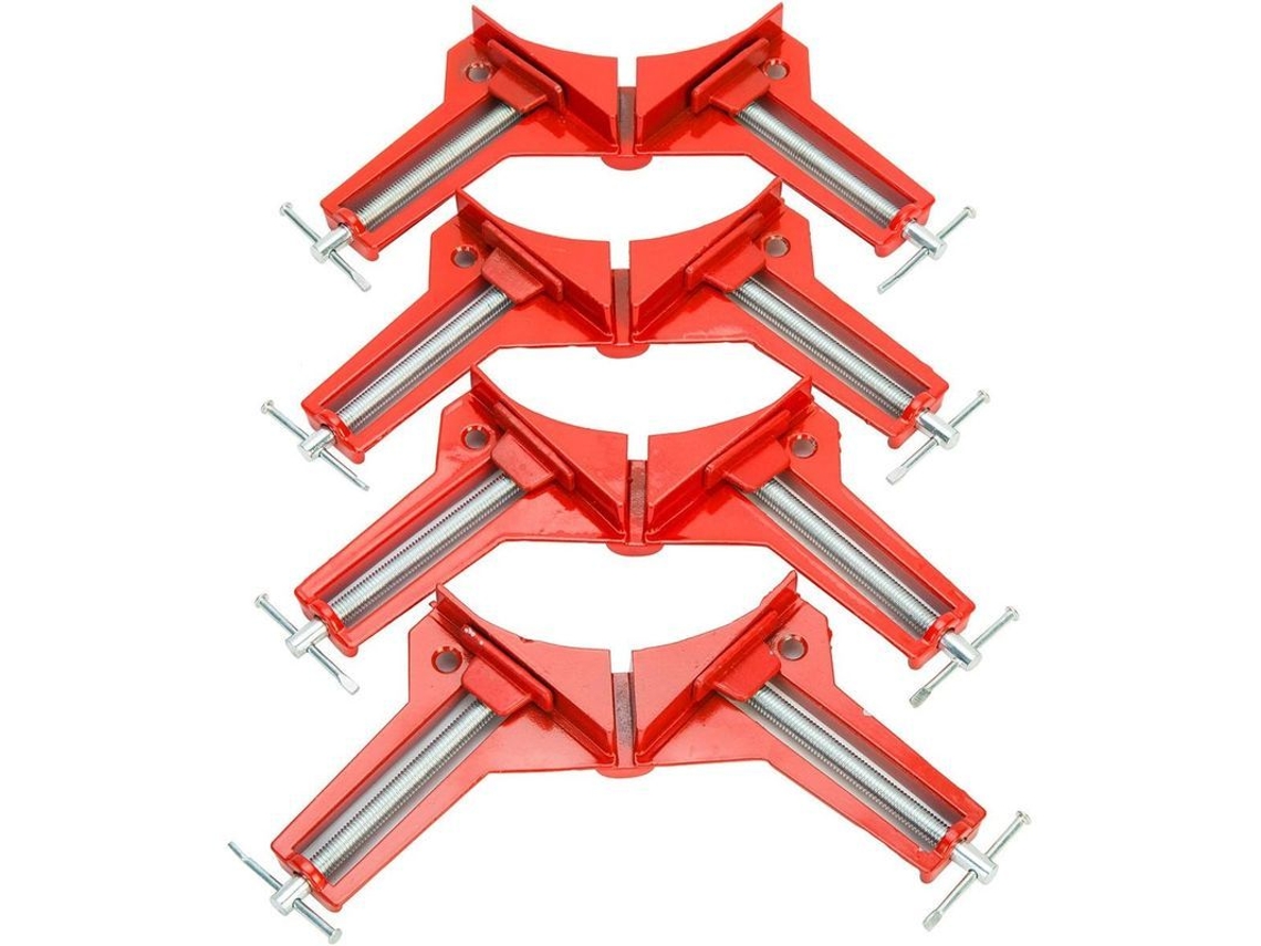 4 Pinzas De Ángulo 90 Grados, Herramientas Manuales Diy Para Carpintería Hsm 75mm