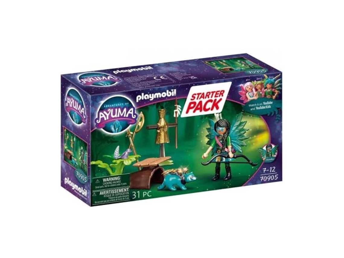 PLAYMOBIL Ayuma Starter Pack Knight Fairy Con Mapache (Edad Mínima Recomendada: 4 años - 31 Piezas)
