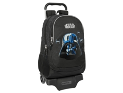 Mochila escolar con ruedas Star Wars Rebellion (poliéster 300D negro)