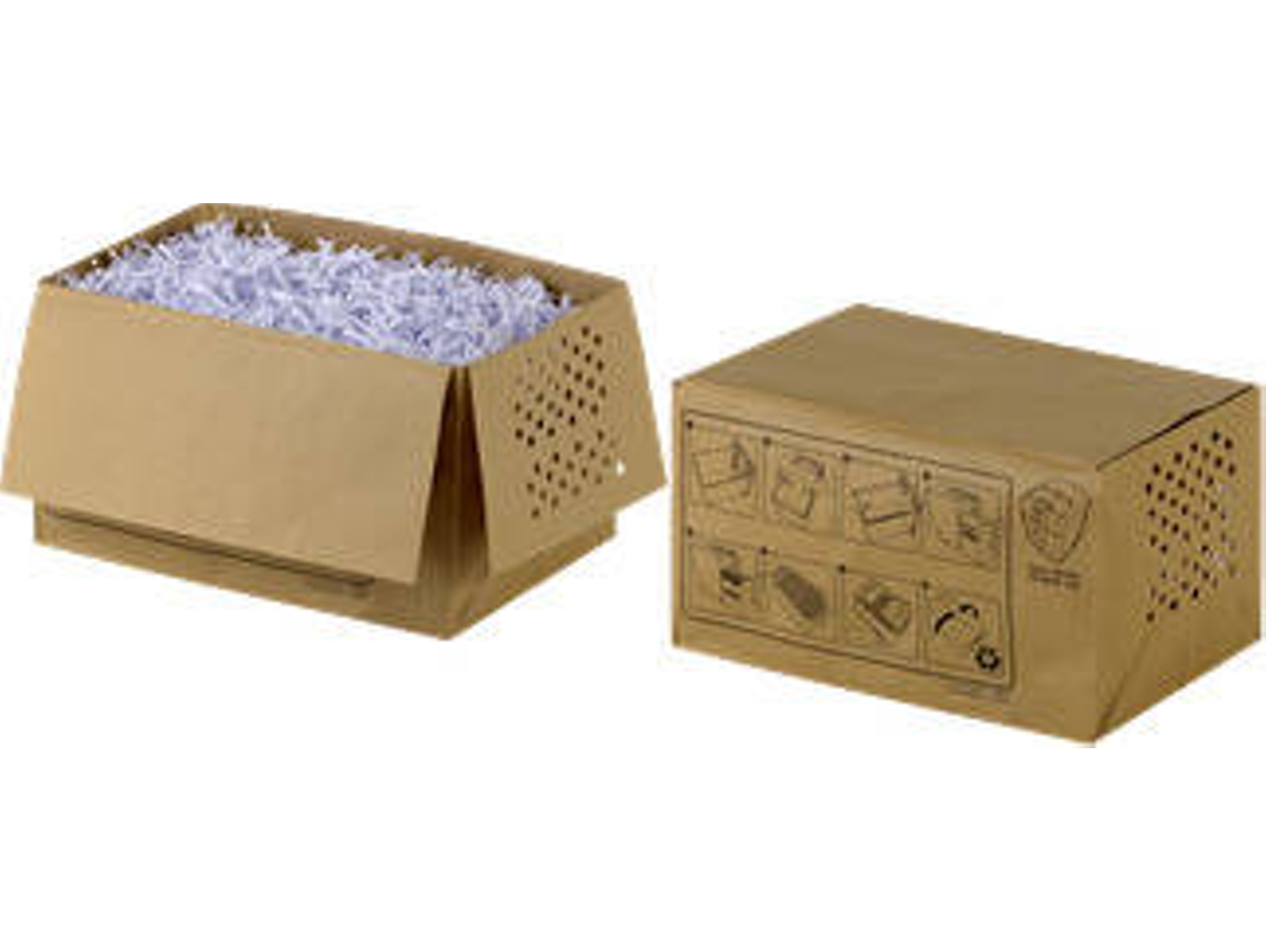 Bolsas de Papel para Destructoras REXEL Reciclables (Capacidad: 26 L)