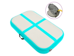 Esterilla de gimnasia VIDAXL Verde PVC ( 60x100x10 cm )