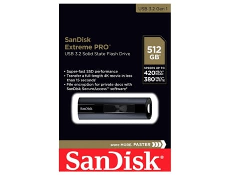 Sandisk Cruzer Extreme Pro 512Gb USB 3.2
