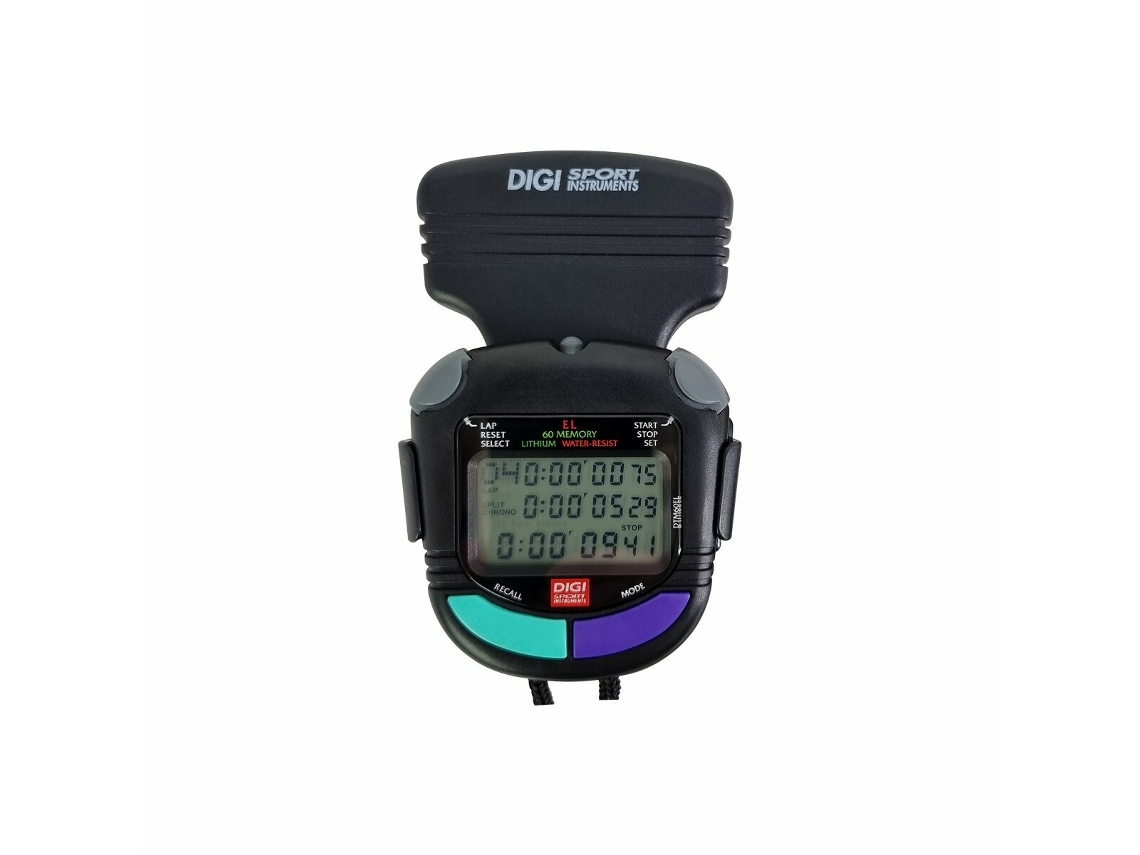 Cronómetro 60 memorias + luz con clip Digi Sport Instruments DTM60SEL