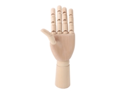 Baok - Maniquí de madera articulado portátil para dibujo artístico - Modelo masculino zurdo