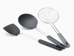Juego de utensilios para wok Joseph Nest Fusion de 3 piezas: diseño funcional y elegante, ideal para cocinar sin dañar tu wok.
