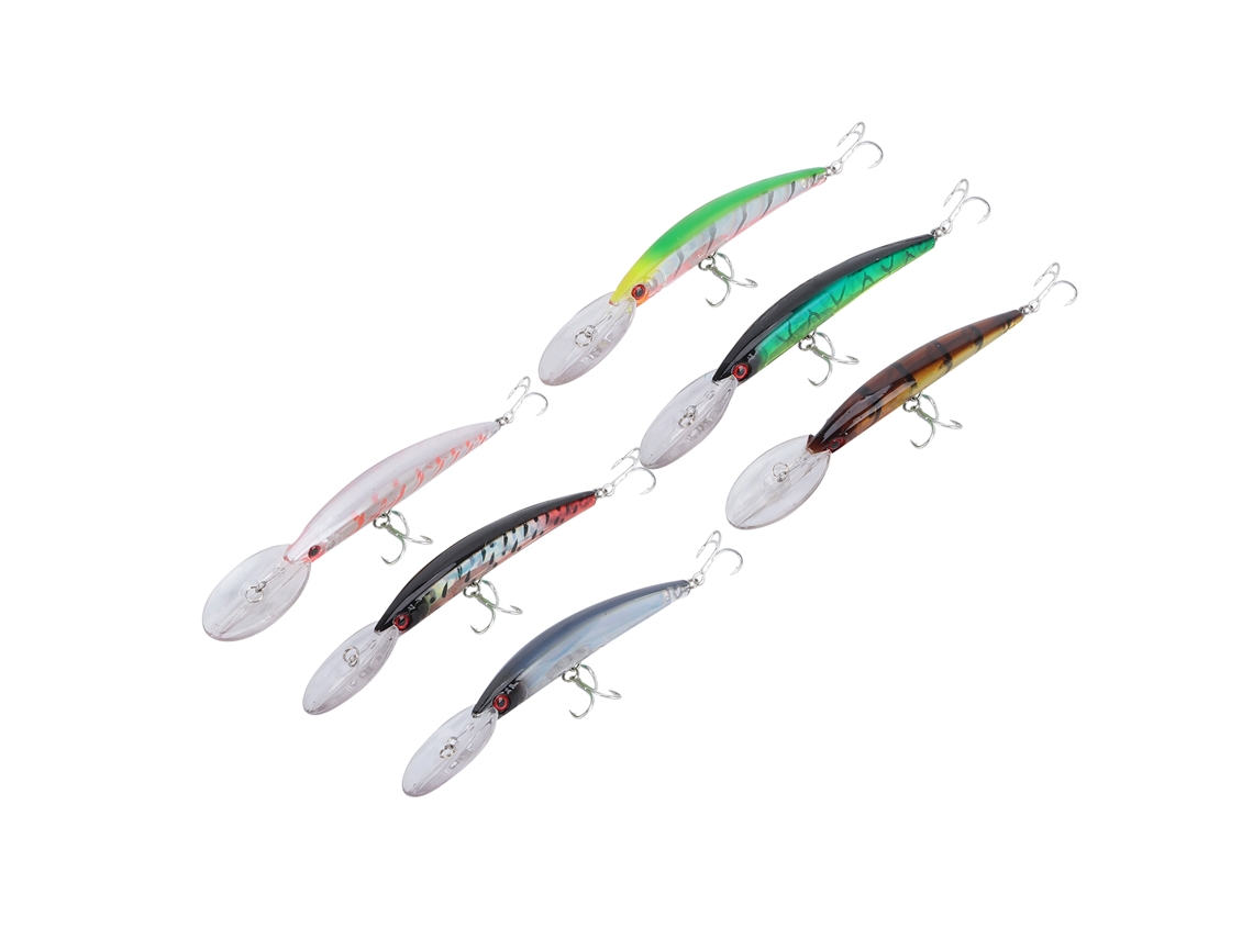 Isca De Pesca Minnow Afundante 24g Isca Artificial Wobbler Com Aço Inoxidável Para Peixe Marinho