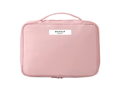 Bolsa De Cosméticos, Bolsa De Almacenamiento De Cosméticos De Gran Capacidad De Viaje Portátil, Rosa ZMDECQNA