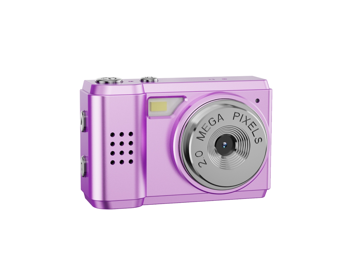 (rosa - Solo Cámara) Mini Cámara Con Pantalla, Sensor Cmos, Grabación De Video Hd 1080p.