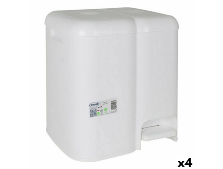 Cubo de basura TONTARELLI Patty Blanco (4 Unidades)