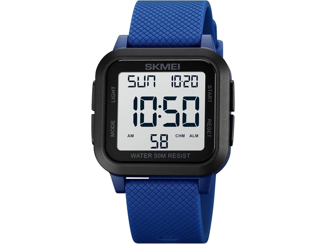 Masculino Reloj Digital En Forma De Avión Led Ligero Impermeable Oro Negro Yuysan