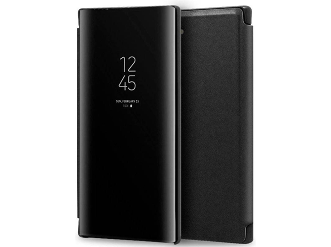 Funda Samsung Galaxy Note 10 COOL Clear View Negro