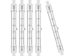 Rebe-bombilla Halógena R7s 118mm 400w 230v Regulable 4000 Lúmenes 2700k Blanco Cálido Para Iluminación Hogar Tiendas Oficinas