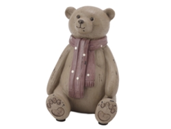 Bufanda con adorno de oso, resina antiadherente, para puerta de sala de estar