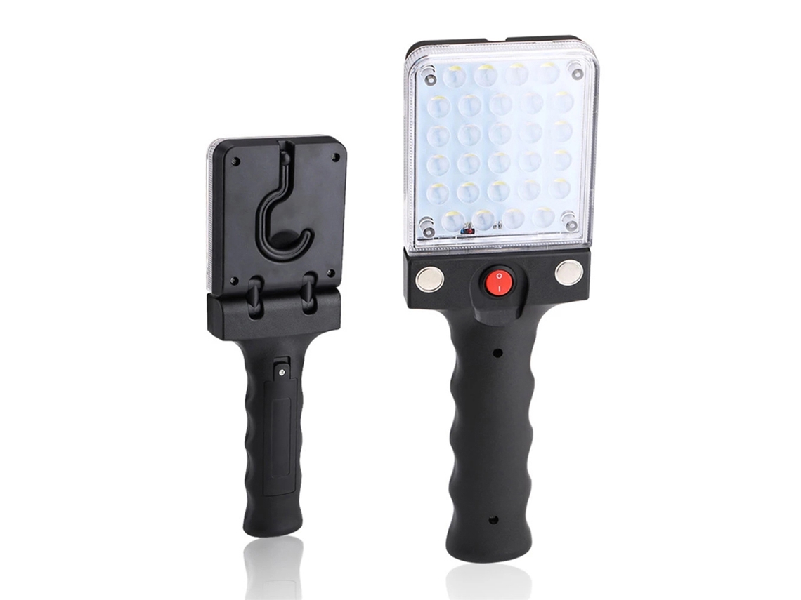 Linterna De Trabajo Led Recargable, Portátil, Magnética, Para Inspección, Reparación Automóviles, Ca