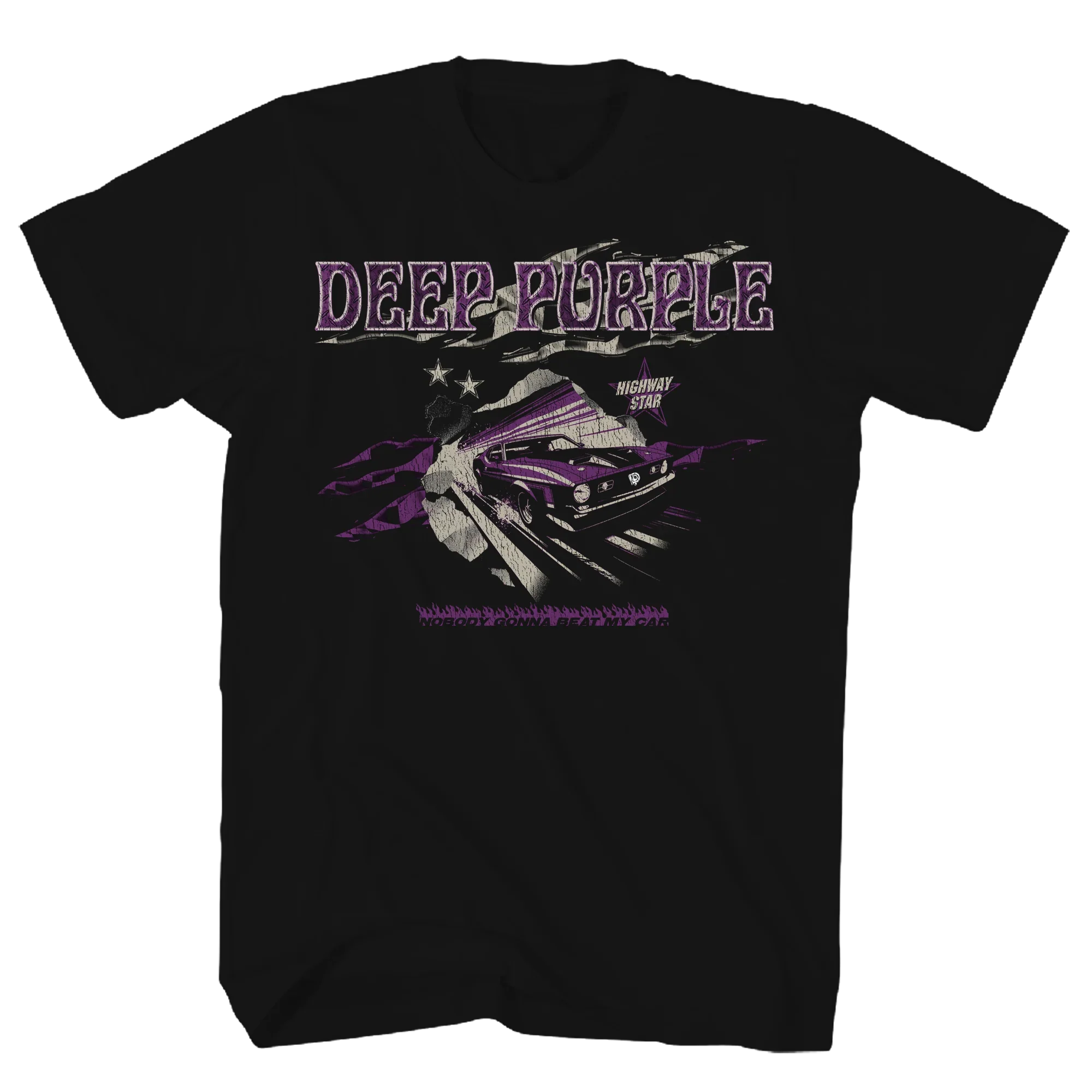 Deep Purple Highway Star T-shirt Unisex Rockinstone Size:m