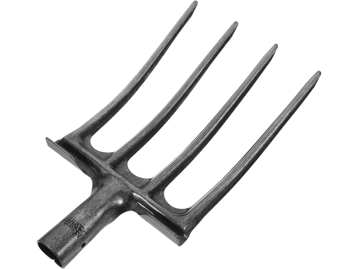 Horquilla De Jardín De Acero De 4 Dientes Con Dientes Resistentes Para Aflojar Y Girar.