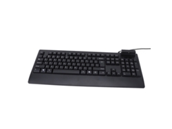 Teclado Usb De 104 Teclas Con Ranura Para Tarjeta Ic, Silencioso, Patas Antideslizantes Retráctiles Y Material Abs.