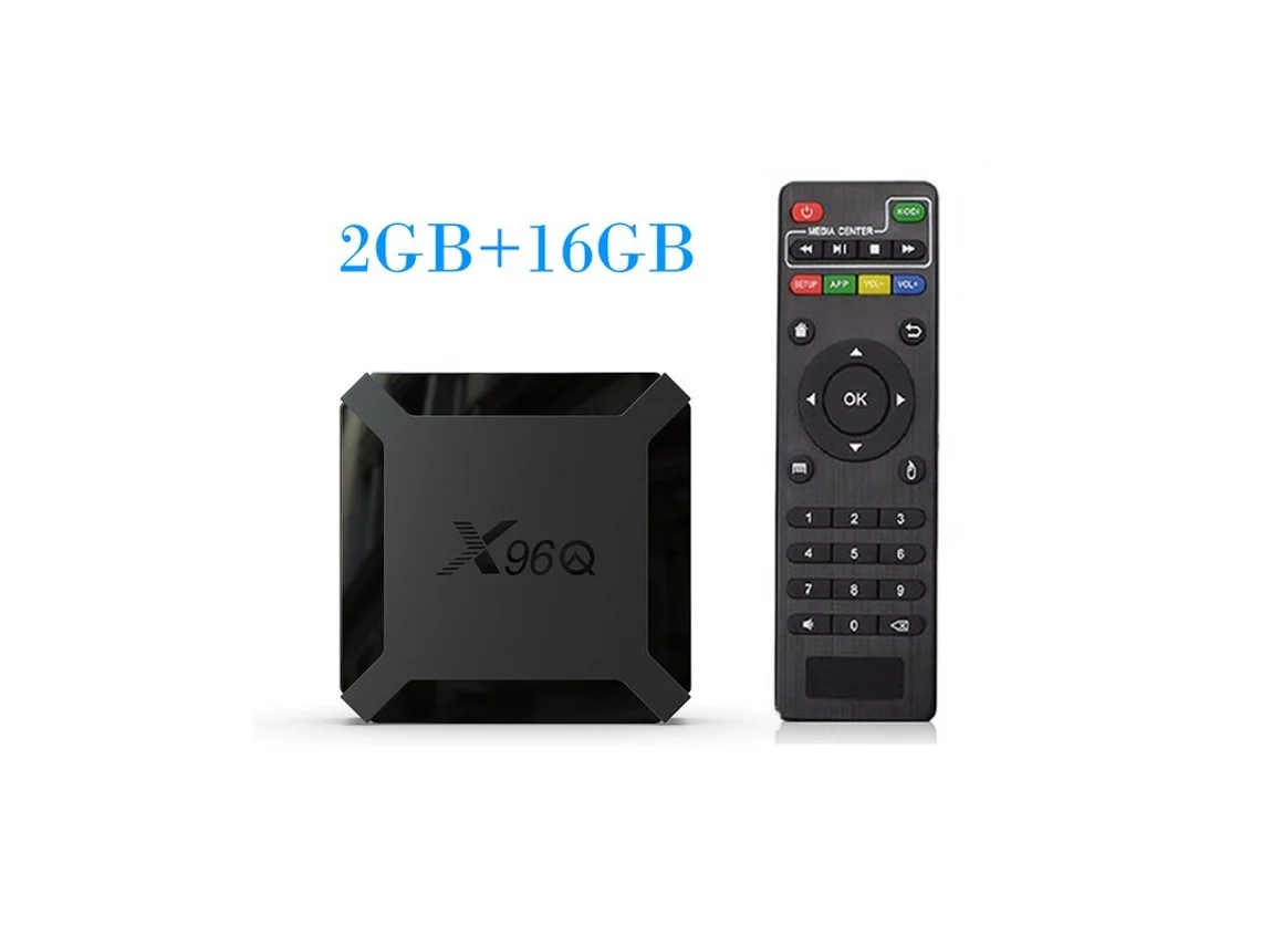 Box Smart Tv Android 10.0 X96Q Allwinner H313 Quad Core 4K Android TV 2.4G Wifi X96 Q Set Normativa europea