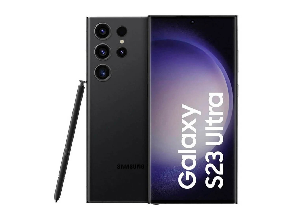 Smartphone SAMSUNG Galaxy S23 Ultra 5G (8 GB - 256 GB - Negro)