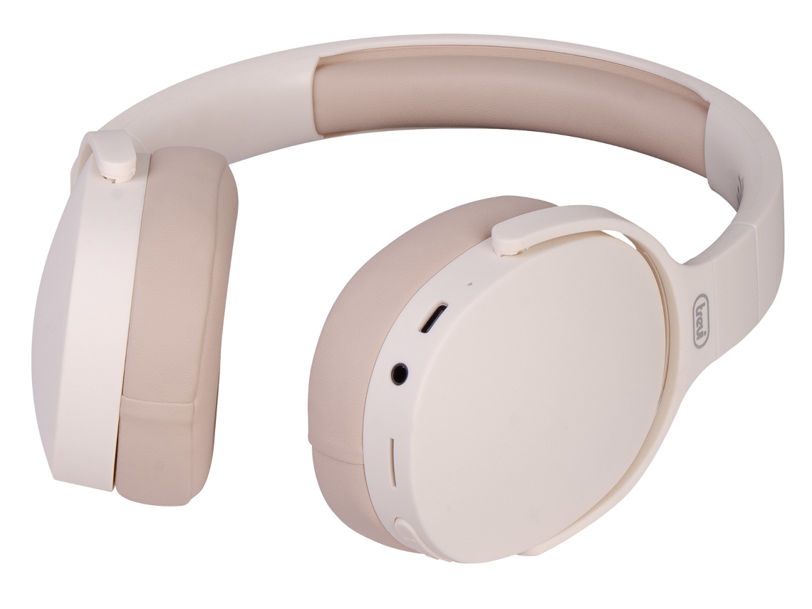 Auriculares Dj Bt Inalámbrico Alámbrico Diadema Llamadasmúsica TREVI Bluetooth Beige
