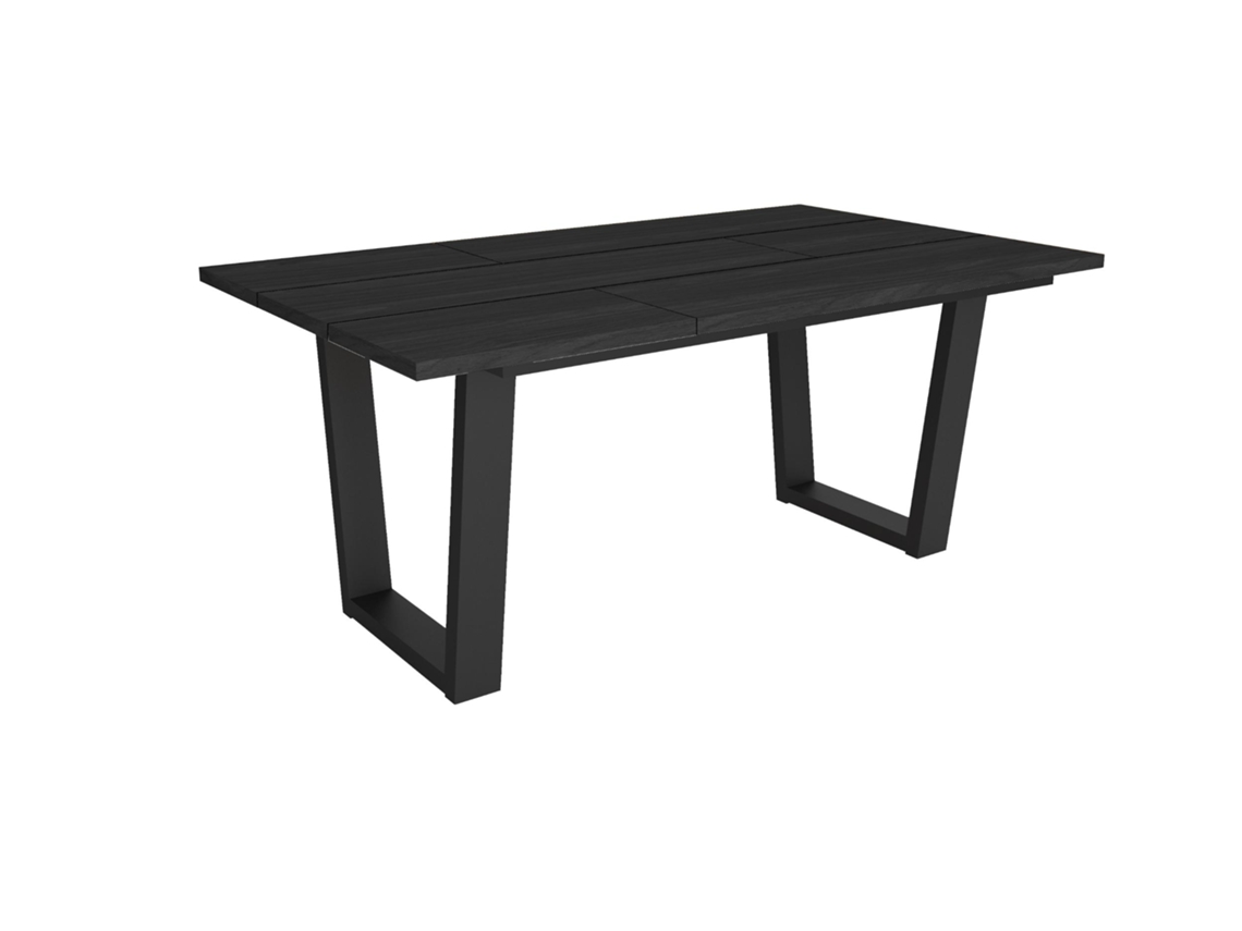 Mesa Comedor, 167x90x74cm, Para 8 Comensales, Muebles Comedor, Negro