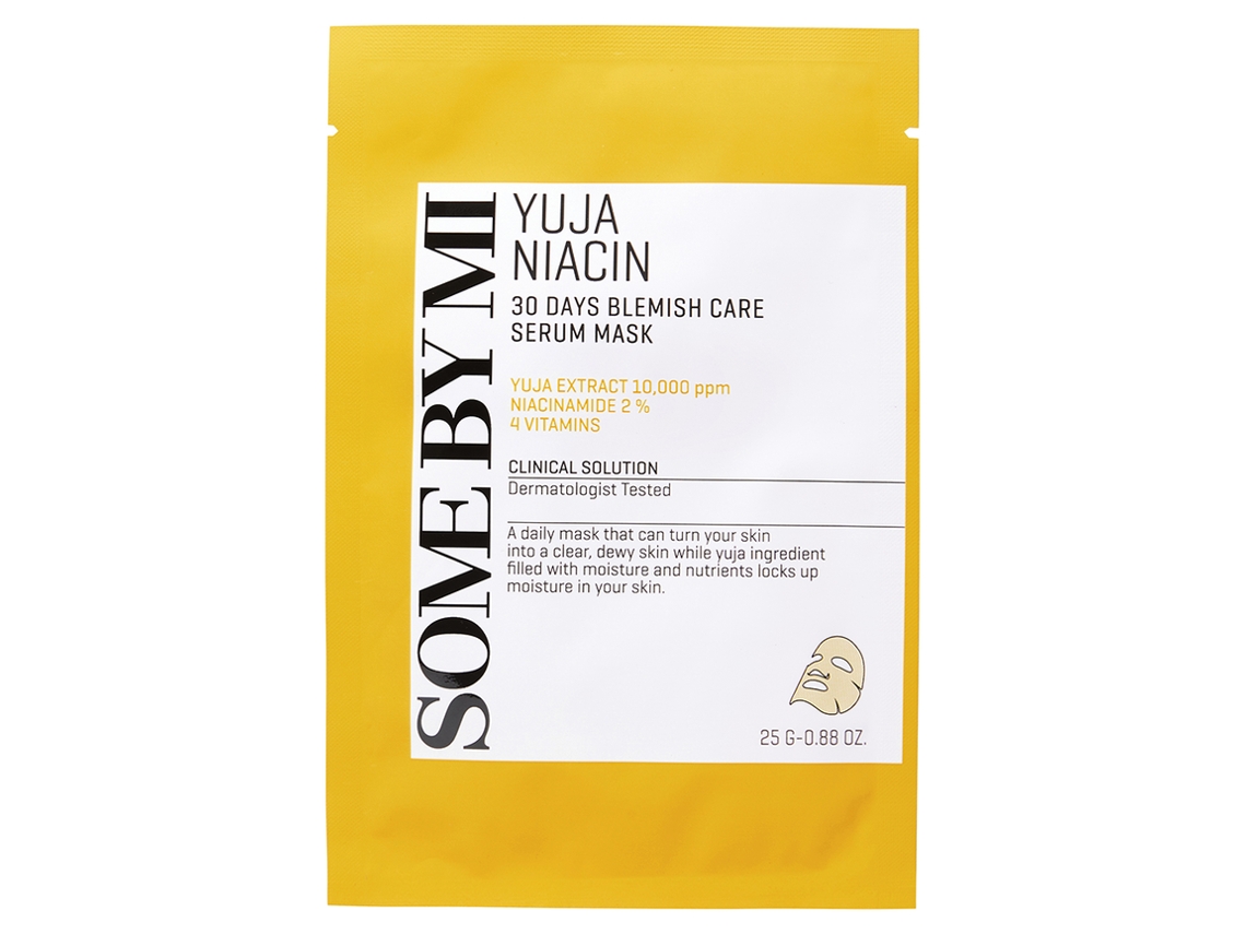 Somebymi Yuja Mascarilla De Suero De Niacina Con Mascarilla De Suero 25 G Some By Mi