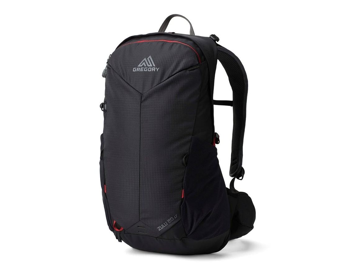 Mochila deportiva Gregory Zulu de 20 litros (acero de aleación negro, 20 litros)