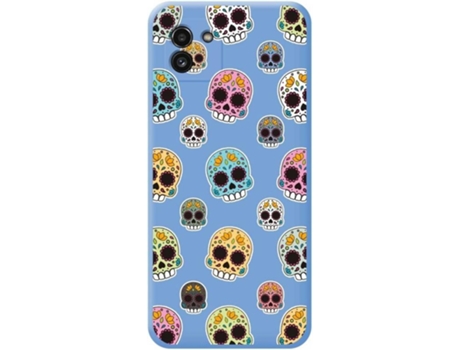 Carcasa para Samsung Galaxy A03 TUMUNDOSMARTPHONE Silicona Líquida Dibujos Azul