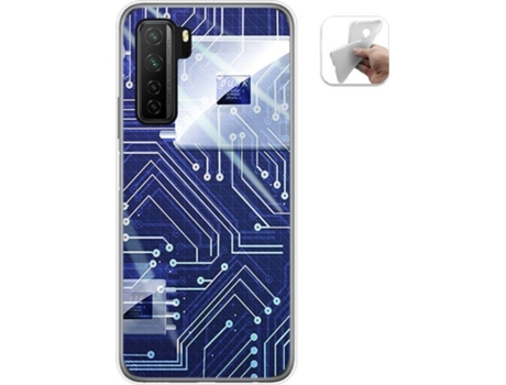 Carcasa Huawei P40 Lite 5G TUMUNDOSMARTPHONE Circuito Multicolor