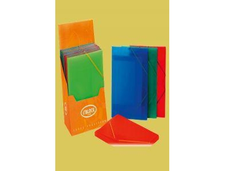 Paq/10 Fundas Gomas Solapas Fº Amarillo Pp Opaca Carchivo