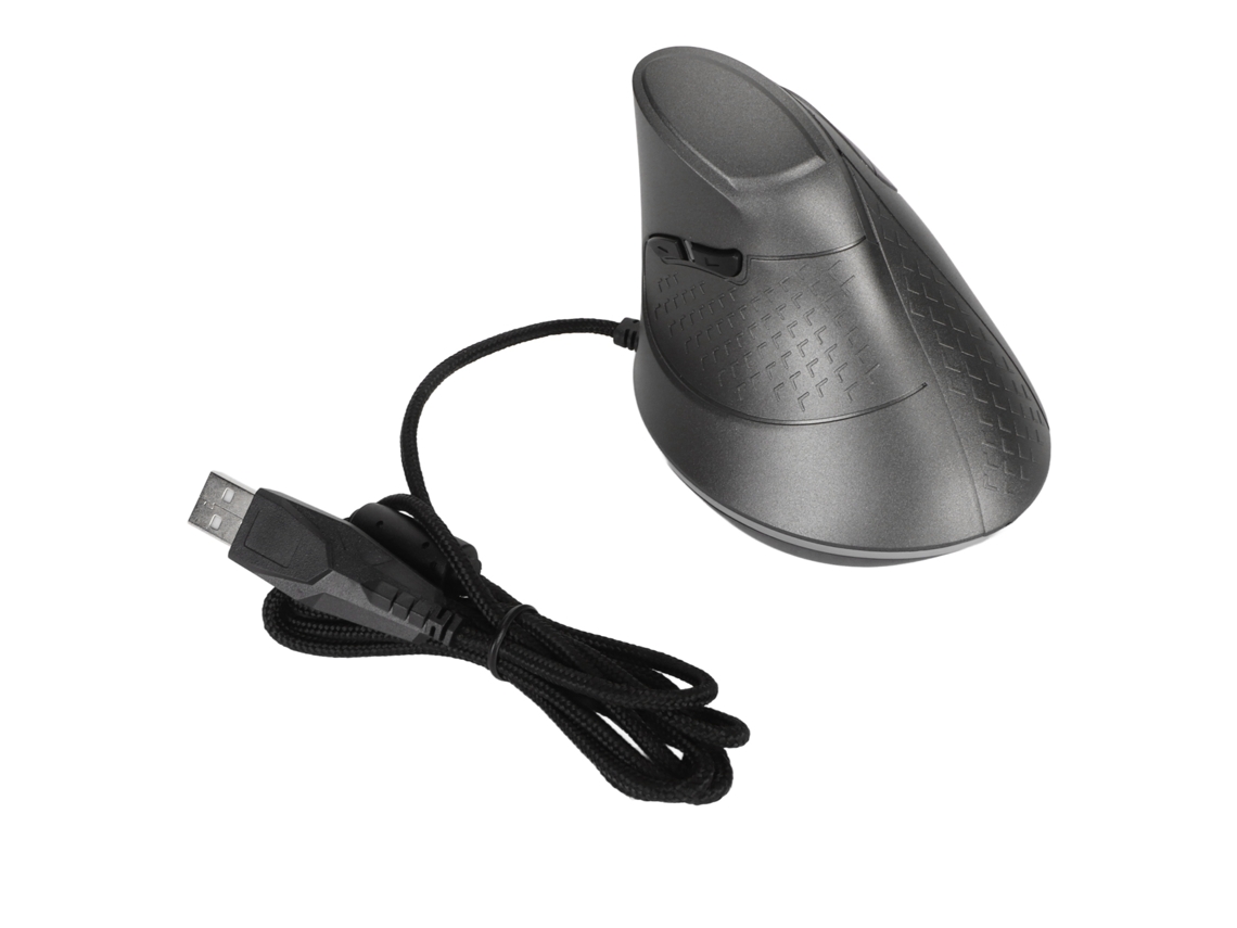 Ratón Vertical Ergonómico Con Cable, 7 Botones Programables, Iluminación Rgb, 11 Modos Y Dpi Ajustable.