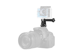 Adaptador De Montaje Para Cámara Action, Soporte Hot Shoe Con Tornillo De Trípode 1/4'', Compatible Con Gopro Y Cámaras Dslr
